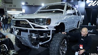 Mclimb Weed HILUX SURF 185 CUSTOM TAS2024  ウィード ハイラックスサーフ 185 カスタム 東京オートサロン2024 [upl. by Anrak]