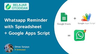 WhatsApp Reminder with Google Spreadsheet  Google App Script [upl. by Couchman]