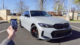 2024 BMW M340i xDrive Start Up Exhaust Walkaround Test Drive and Review [upl. by Suiravat]