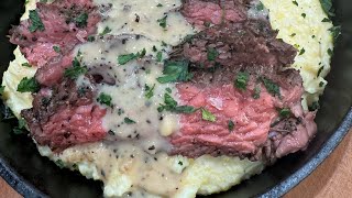 Grilled Bavette Steak with a Whiskey Cream Sauce [upl. by Alomeda]