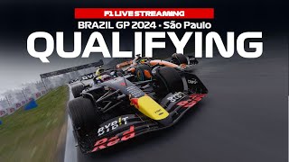 LIVE F1 Data Brazil GP 2024 Interlagos São Paulo Qualifying  Formula 1 Commentary Reschedule [upl. by Lalad900]