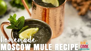 Classic Moscow Mule Recipe StepbyStep Instructions  HowToCookRecipes [upl. by Stephenson]