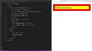 CSS how to add multiple classes dynamically with JavaScript [upl. by Glarum]