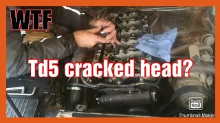 Diagnose land rover discovery 2 td5 diesel in oil Cracked head or bad injector [upl. by Redford159]