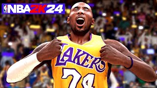 Beating NBA 2K24 Entire Mamba Moments Mode in 1 Video  NBA 2k24 Early Gameplay [upl. by Alletse858]