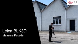 BLK3D Mobile  How to measure a facade with the P2P technology [upl. by Volotta]