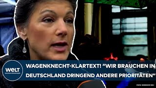 SAHRA WAGENKNECHT Klartext quotWir brauchen in Deutschland dringend andere Prioritätenquot I EXKLUSIV [upl. by Kornher]