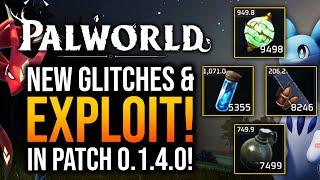 Palworld  10 GLITCHES AFTER PATCH 0140 [upl. by Heck]