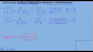 Distribución binomial 02 combinatorios [upl. by Sissel]