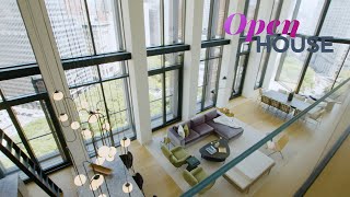 A Duplex Penthouse in Downtown NYC with Impressive Interiors  Open House TV [upl. by Dehsar]