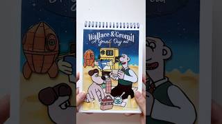 🌈diy sticker🌈 스티커로 만드는 바로 그 장면 ❤️월레스와 그로밋 moon cheese Wallace amp Gromit sticker diystickers [upl. by Remot]