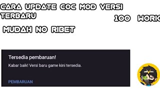 Cara Update COC Mod Apk Versi Terbaru Gampang [upl. by Xerxes]