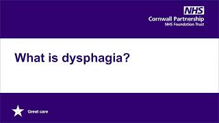 Introduction to oropharyngeal dysphagia [upl. by Eniliuqcaj]