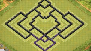 EPICBEST Town Hall Level 8 Trophy Base for Clash of Clans [upl. by Yesnikcm234]