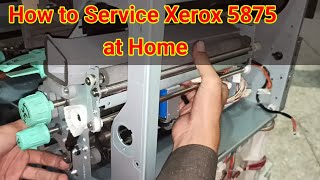 Xerox 5875 Full Service At Home without Changing Any Parts Xerox 5755 Full Service [upl. by Swane28]