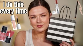 I Do This Every Time 😂 Last Day Of Sephora Sale Haul amp Try On [upl. by Alvy]