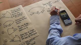 Lengths of Arcs and Areas of Sectors [upl. by Ahsiugal173]