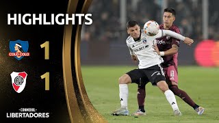 COLOCOLO vs RIVER PLATE  HIGHLIGHTS  CONMEBOL LIBERTADORES 2024 [upl. by Sloane]