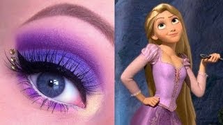 Disneys Tangled Rapunzel Makeup Tutorial [upl. by Enimaj]