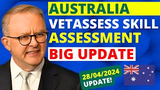 Australia VETASSESS Trade Skill Assessment Changes 2024  VETASSESS Skill Assessment [upl. by Nahshu]