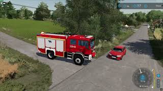 FS22 Pożar zboża w silosie Alarmowe OSP4 [upl. by Anelav198]