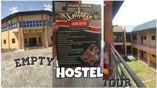 UNILORIN EMPTY HOSTEL ROOM TOUR Inside Charis Hostel 2022 [upl. by Eilyr]