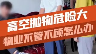 高空抛物砸到车，天降“横祸”物业却不管不顾？避坑指南 汽车知识 [upl. by Arammat854]