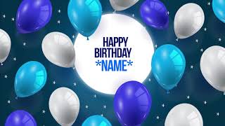 Happy Birthday  Feliz Cumpleaños  Plantilla After Effects CC18  Plantilla editable MEGA [upl. by Urion]