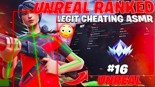 Legit Cheating in Fortnite UNREAL Ranked ASMR [upl. by Harle]