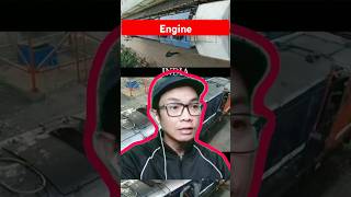 Locomotive engine startup Indonesia railways shorts [upl. by Nitsyrc]