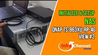 Initialize amp Setup Server Storage NAS QNAP TS863XURP4G  Part2 [upl. by Eislek660]