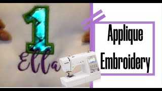 Trying Applique Embroidery  Using felt amp Fabric  Brother SE600 [upl. by Montano428]