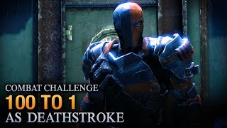 Batfleck vs Deathstroke Fight  Batman Arkham Origins Cinematic [upl. by Spalla]