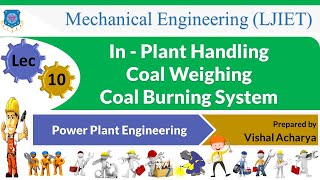 L10 In Plant Handling  Coal Burning  Power Plant Engineering  Mechanical [upl. by Atikkin76]