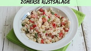 Zomerse rijstsalade  LEKKER EN SIMPEL [upl. by Salohci880]