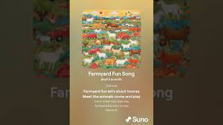 Farmyard Fun Song  Meet the Farm Animals [upl. by Prendergast763]