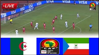 🔴EN DIRECT  Algérie vs Guinée équatoriale  Diffusion en direct de la Coupe dAfrique des Nations [upl. by Airetas201]