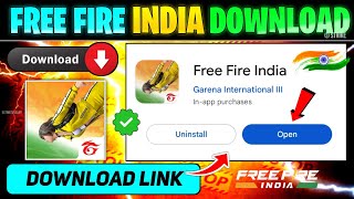 FREE FIRE INDIA DOWNLOAD  FREE FIRE INDIA KAISE DOWNLOAD KAREN  HOW TO DOWNLOAD FREE FIRE INDIA [upl. by Burnaby]