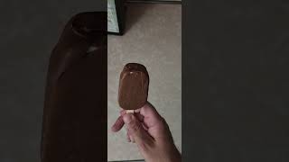 HaagenDazs Vanilla Milk Chocolate Ice Cream Bar Review icecream icecreambar haagen [upl. by Eanom]