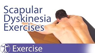 Best Scapular Dyskinesis  Dyskinesia Exercises [upl. by Elinet780]