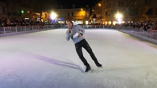 VIDEO Philippe Candeloro a inauguré la patinoire de Châteauroux [upl. by Gundry]