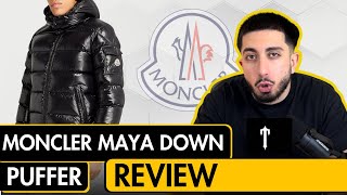 I Saved £300 on Moncler in Rome  Moncler Maya Down Puffer Jacket Review [upl. by Vanessa256]