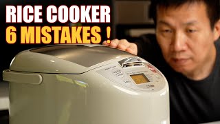 6 Rice Cooker Mistakes RUIN Your Rice [upl. by Imoian]