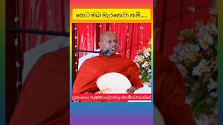 හෙට ඹබ මැරෙනවා නම් ven welimada saddhaseela thero [upl. by Eniamirt690]