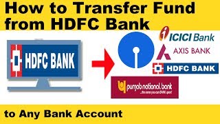 How to Transfer Money From HDFC to Other Bank Accounts Online [upl. by Donaldson]