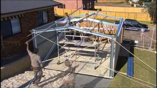 Fair Dinkum Sheds Construction Video [upl. by Kelcie848]