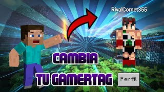 Minecraft PE  Como Cambiar El Gamertag De Tu Cuenta De Xbox Live ¡Facil Y Rapido [upl. by Neelac]