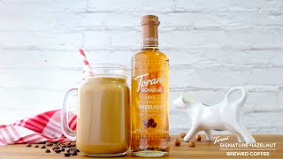 Torani Signature Hazelnut Brewed Coffee [upl. by Mungo463]