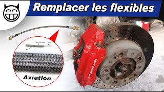 🛠 Flexibles de frein aviation pourquoi et comment les installer  – Tuto Boxster 986 amp Porsche 996 [upl. by Bobinette]