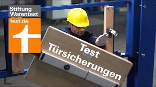 Test Türsicherungen 9 von 15 mangelhaft  Tipps zum Einbruchschutz [upl. by Philan]